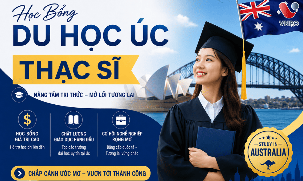 Tổng Hợp Học Bổng Du Học Úc Thạc Sĩ Dành Cho Sinh Viên